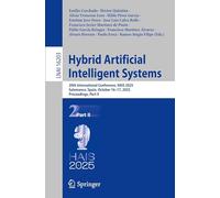 Hybrid Artificial Intelligent Systems: 20th International Conference, Hais 2025, Salamanca, Spain, October 16-17, 2025, Proceedings