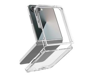 Hybrid Case per Samsung Z Flip 7, custodia flip trasparente