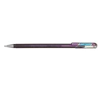 Hybrid Doppio Metallico Penna Gel Pentel Glitter Sparkle Iridescente Colori X 3