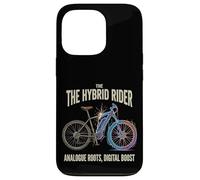 Hybrid Rider Analogue Roots Digital Boost E-Bike Acustica Custodia per iPhone 13 Pro