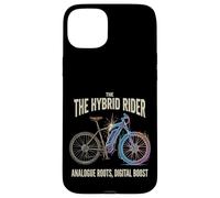 Hybrid Rider Analogue Roots Digital Boost E-Bike Acustica Custodia per iPhone 15 Plus