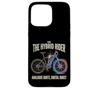 Hybrid Rider Analogue Roots Digital Boost E-Bike Acustica Custodia per iPhone 15 Pro Max