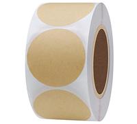 hybsk - Etichette di carta rotonde, 38 mm, confezione da 500 pezzi 1 roll