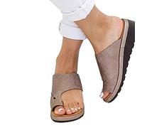 HYBSz Sandali ortopedici per correzione dell'osso dell'alluce per Le Donne con Supporto ad Arco Comodi Sandali da Viaggio Estivi per Spiaggia Aperta con Punta Aperta per Alluce valgo