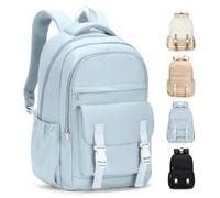 HYC00 Zaino Scuola Media e Superiore per Ragazza Ragazzo Zaini Scuola Leggero Zaino Università Donna Porta Pc Casual Daypack Zainetto Scuola Elementar Bambini Zainetti per Viaggi Lavoro Affari, Blu