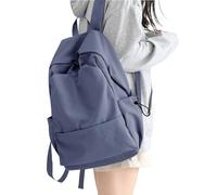 HYC00 Zaino Scuola Media Ragazza,Zaino da Scuola Superiore Ragazzo Zaini Università Leggero Resistente All'acqua College Casual Daypack, Cartella Adolescente Zaini PC 14 Pollici,Blu Viola