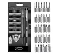 HYCHIKA 62 in 1 Cacciaviti Elettrici KIt - Cacciavite di Precisione Meccanico con 50 Punte Magnetiche S2 Cacciavite a Batteria 200RPM per la Riparazione di Portatili,Orologi,Telefoni,Fotocamere