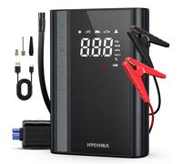 HYCHIKA Avviatore Batteria Auto 1500A - Avviatore Emergenza con Compressore,Boos