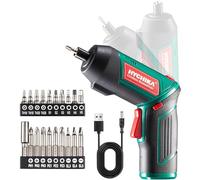 HYCHIKA Cacciavite elettrico 6 N.m e 2000mAh 3,6V Cacciavite senza fili con 20 accessori, lampada da lavoro, cavo di ricarica e mandrino magnetico