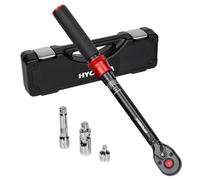 HYCHIKA Chiave Dinamometrica 3/8 di Pollice 10-60Nm Precisione ±2% 72 Denti Kit