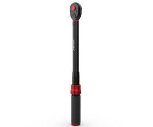HYCHIKA Chiave dinamometrica a scatto da 1/2", 40-220 Nm, precisione ±2%, a 72 denti, a doppia direzione, con adattatore da 3/8", barra di estensione da 125 mm e prese da 17,19,21 mm per auto, moto