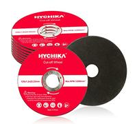 HYCHIKA Dischi da Taglio, Dischi 10 pezzi Dischi da Taglio in Metallo e Acciaio Inossidabile, 125 Metallo Acciaio INOX per Smerigliatrice Angolare 125 MM x 1,2 MM x 22,2 MM