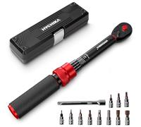 HYCHIKA Kit da 13 Chiavi Dinamometriche 1/4" 5-25Nm, Precisione ±2%, Set Chiave Dinamometrica Bici 72 Denti con Prolunga, Bits e Scatola.