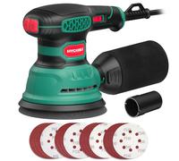 HYCHIKA Levigatrice Orbitale, 300W 12000OPM Levigatrice per Legno, 6 Velocità, c