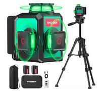 HYCHIKA Livella Laser Verde 3D 12 Linee Autolivellante 360° Con treppiede