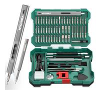 HYCHIKA Mini Set di cacciaviti elettrici Set di cacciaviti di precisione 67 in 1 con 46 punte magnetiche Kit di strumenti di riparazione elettronica Oro