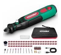 HYCHIKA Mini Trapano,3.6V Utensile Rotante Multifunzione con 77 Accessori per Foratura,Levigatura,Lucidatura,Incisione,Mini Trapano con velocità regolabile e ricarica USB-C,Ideale per piccoli DIY.