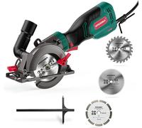 HYCHIKA Sega Circolare 750W, Mini Sega Circolare 3500RPM, Profondità Di Taglio M