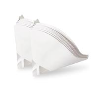 HYCHIKA - Set di 50 setacci per pittura usa e getta in carta, filtri per pittura con tessuto in nylon sottile da 190 mm per dispositivi di verniciatura a spruzzo