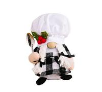 Hyclam Chef che tiene un Cucchiaio di Ferro Gnomo Viso Meno Ornamenti Artigianato per la Casa Camera Da Letto Divano Decorazione Chef Gnomo