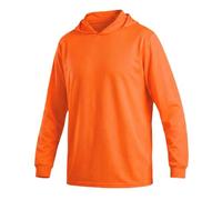 HYCOPROT Camicia di sicurezza ad alta visibilità con cappuccio a maniche lunghe Camicie da lavoro con cappuccio per protezione solare per uomo e donna