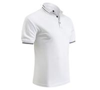 HYCOPROT Polo Uomo Maniche Corte Maglietta Golf Polo Traspirante Asciugatura Rapida Sport All'Aperto Tennis Prestazioni Maglietta Traspirante per Golf Tennis Palestra dalla vestibilità Regolare