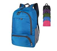 HYCOPROT Zaino Pieghevole Ultraleggero 35L, Zaino da Trekking Impermeabile Piccolo Zaini Ripiegabile, Zaino da Viaggio per Donne Uomini Campeggio Escursionismo All'Aperto