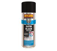 Hycote Bodyshop Vernice Spray ad Asciugatura Rapida per Auto, Nero Satinato, 400 ml