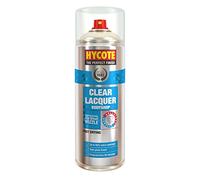Hycote Vernice Spray Trasparente Lucida 400 ml, Lacca Protettiva, Asciugatura Rapida, Alta Copertura, Finitura Brillante per Auto, Metallo, Plastica e Ceramica