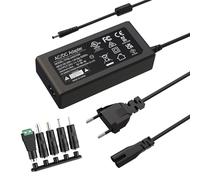 HYCTP Alimentatore AC/DC 24 V2,5 A utilizzato per luci a LED, NVR DVR fotocamera stampante massaggiante, compatibile con 24 V 0,5 A -2,7 A, alimentazione universale 60 W/65 W