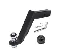 HYDBCNP Barra di Traino da 8 Pollici con Attacco a Linguetta con Copertura a Sfera da 50 mm e 2 Pollici per rimorchio per Auto, Camper, Barca - Accessorio Essenziale(with 2 inch Ball)