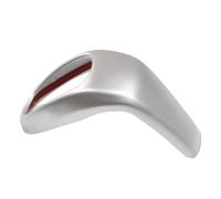 HYDBCNP Leva Pomello del Cambio Pomello del cambio in ABS per auto, copertura della leva del cambio, decorazione adatta per BMW X1 2016 Manuale Leva Pomello Cambio(Matte silver)