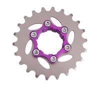 HYDBCNP pignone per Bicicletta Ruota Libera Ruote libere per Mountain Bike A2UF, volano monomarcia ad Alta Resistenza, Cassette per Bici in Acciaio, pignoni(22T)