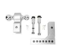 HYDBCNP Tow Hook Gancio di Traino Regolabile con Attacco a Sfera per Ricevitore con Gancio di trazione Pesante da 2 Pollici 2 Pollici Sfera per Traino(B)