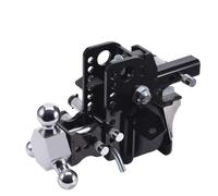HYDBCNP Tow Hook Gancio di Traino Regolabile con Sacco a Sospensione pneumatica e Supporto a Tre Sfere con Salita/Discesa da 6". 2 Pollici Sfera per Traino