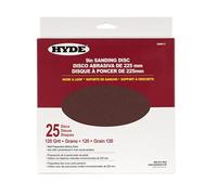 Hyde 9"/225 mm dischi abrasivi per pareti gancio e anello 120 grana confezion...