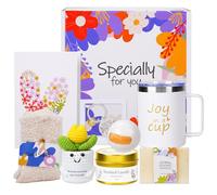 HYDMY Cesto regalo per donne per la cura di sé - Get Well Soon, idea regalo di compleanno, Thinking of You Spa Care Package - Regalo unico di simpatia ispiratore per lei, mamma, moglie, amica, sorella