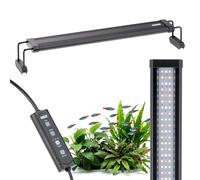 Hydor AQ LUX REEF 500 Lampada LED per Acquario d'Acqua Dolce 24 W (2000 lm) Spettro professionale, Dimmer e Timer Programmabile, Staffe Regolabili, Alimentatore Incl, IP67, 50 x 8 x h 9,5 cm
