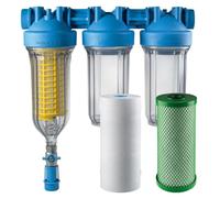 HYDRA BIG TRIO Scalemaster - Filtro dell'acqua anticalcare da 1" ScaleArmor