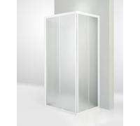 Hydra Box Doccia 3 Lati Porta Scorrevole 70x85x70 cm Opaco Bianco