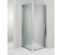 Hydra Box Doccia angolare Anta Fissa Porta Battente 75x75 cm Opaco