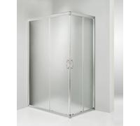 Hydra Box Doccia angolare Porta Scorrevole 75x85 cm Opaco Altezza 180 cm