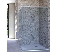 Hydra Box Doccia angolare Porta Scorrevole 75x85 cm Trasparente
