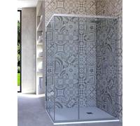 Hydra Box Doccia angolare Porta Scorrevole 85x95 cm Trasparente