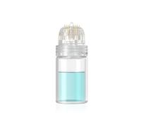 Hydra Needle 20 Derma Stamp Microneedling Pin Lunghezza 1,0 mm, flacone applicatore per siero riutilizzabile per la cura della pelle anti-invecchiamento stimolazione della crescita della barba dei