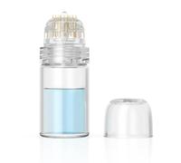 Hydra Needle 20 Derma Stamp Microneedling Roller 0,25 mm per la crescita di capelli e barba, applicatore di siero con aghi in titanio, fiale da 5 ml, rullo riutilizzabile per anti-invecchiamento e