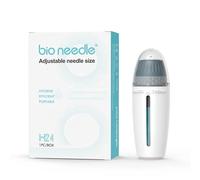 Hydra Needle 24 Derma Stamp, lunghezza regolabile 0 ~ 1,5 mm 24 pin Derma Roller, applicatore siero Derma Pen per anti-invecchiamento, stimolazione della crescita della barba, tono della pelle