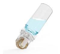 Hydra Needle 64 Derma Stamp Microneedling Pin Lunghezza 0,25 mm, Flacone applicatore per siero riutilizzabile per la cura della pelle anti-invecchiamento stimolazione della crescita della barba dei