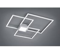 TRIO Leuchten Hydra lampada a soffitto LED, 3000 K, 1 x 38 W La: 65,5 A: 6,5 P: 65,5 cm, 676210407, Hydra [Lampade per Interni > Lampade a Soffitto]