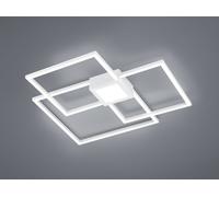 HYDRA PLAFONIERA LED 38W 4400lm, 4000K BIANCA TRIPLO QUADRATO + LUCE CENTRALE DIMMERABILE CON INTERRUTTORE L. 65,6X65,6CM